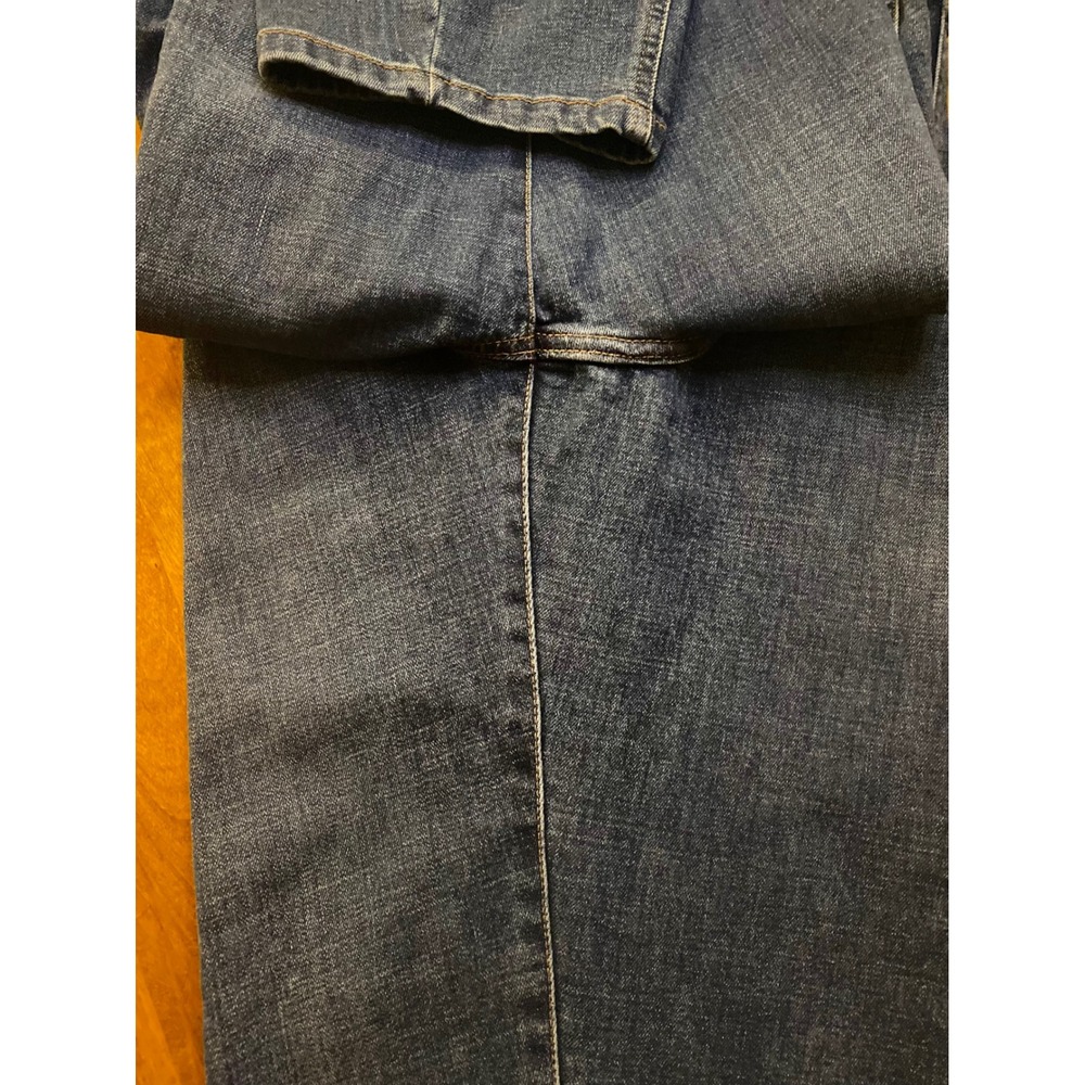 Banana Republic High-Rise Barrel Jean Dark Wash Utility Blue Denim 32/14 - Picture 8 of 10
